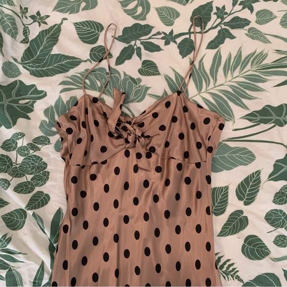 Polka dot Zara Silk dress - Picture 4 of 7